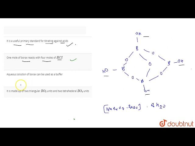Which is not true about borax ?
