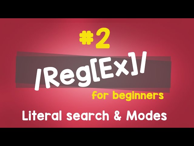 #02 Using regular expressions in PHP | Literal search and modes - Quick programming tutorial