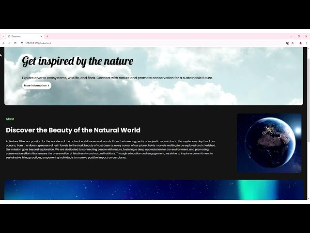 Creating a HTML & CSS Template | Web Showcase with Code | Template #1