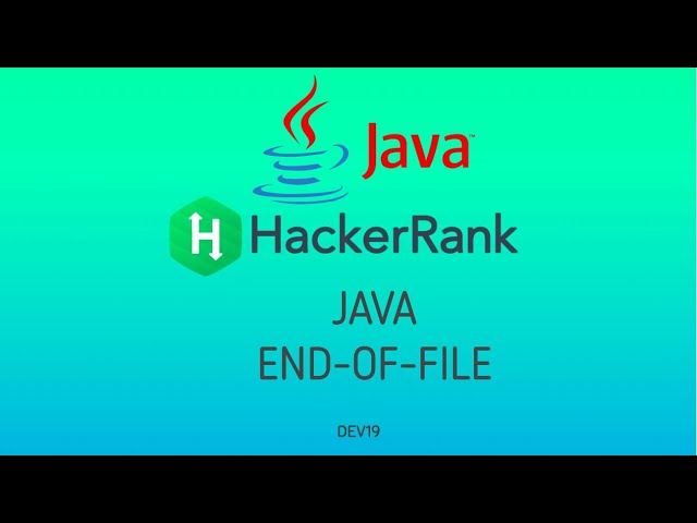 #9 Java End-Of-File  | Hackerrank Java Solutions