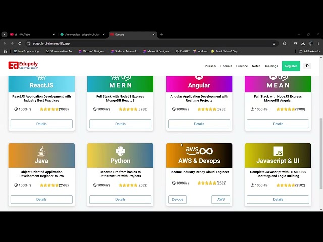 Edupoly  ui Clone Practice