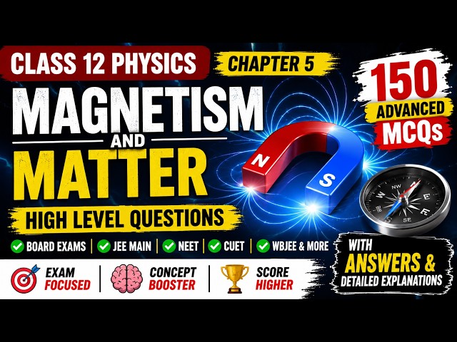 MAGNETISM AND MATTER - - Most expected MCQs Practice Set