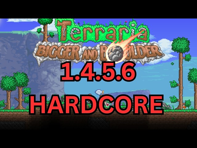 Terraria 1.4.5.6 HARDCORE Master Mode | Streaming until 1.4.5.7 hits console