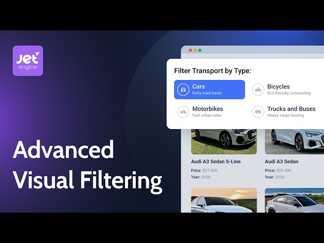 Create Powerful Visual Filters for Dynamic WordPress Listings with JetEngine