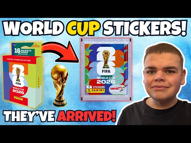 WOW! These *NEW* Panini FIFA World Cup 2026 Sticker Packs Are CRAZY!
