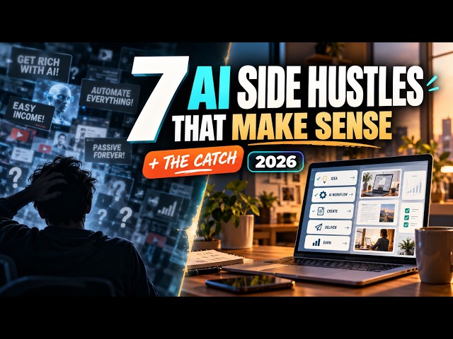 7 AI Side Hustles That Actually Make Sense in 2026 — And the Catch