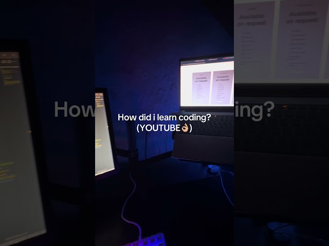 Learning from Youtube || #webdesigner #coding #html5 #tech #webdesign #webdevelopment #frontend