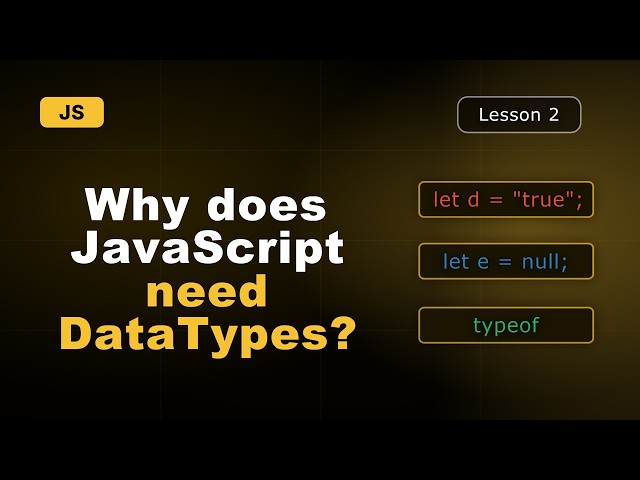 Most Beginners get JavaScript DataTypes all Wrong