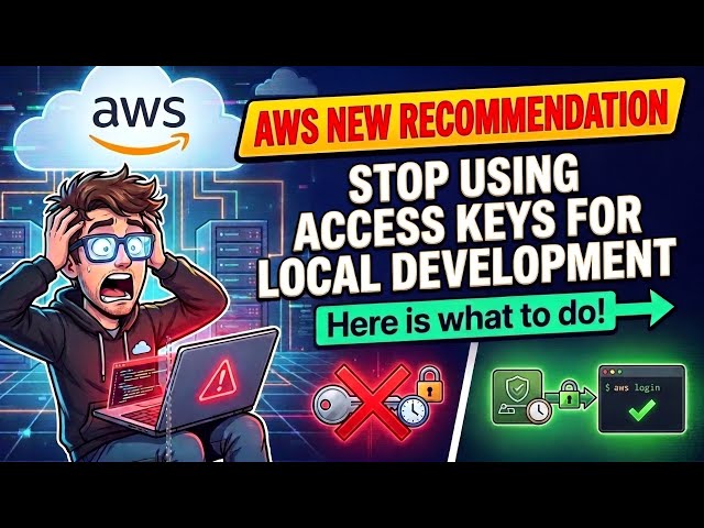 AWS Recommends Stop Using Access Keys For Local Development (Use This Instead)