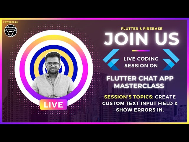 🚀 Live Session 24: Crafting Custom Text Input Fields with Error Display in Flutter 📝🔧🔍 | In Hindi