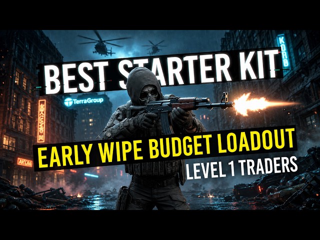 Best Early Wipe Budget Loadout in Escape from Tarkov KORD BREACH (Level 1 Traders)