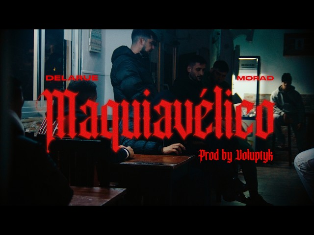 DELARUE - MAQUIAVELICO FEAT. MORAD | PROD. VOLUPTYK (VISUALIZER)