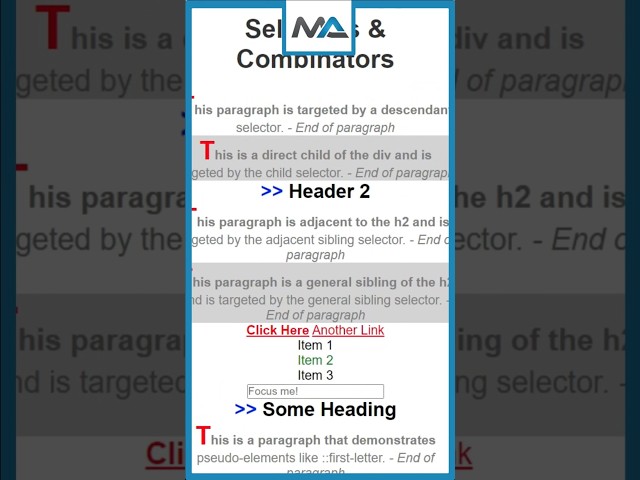 Master Advanced CSS Selectors in 60 Seconds! 🎯 (CSS Tutorial) #shorts