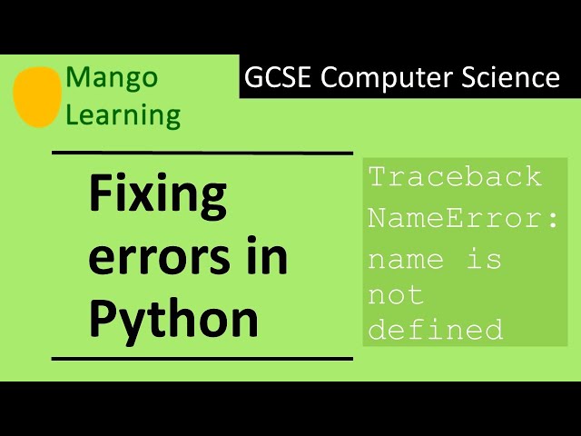 Syntax errors in Python