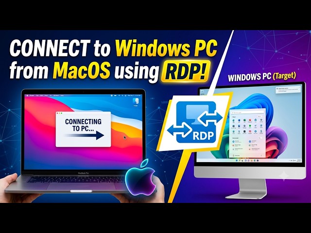 Mac to Windows Remote Desktop (RDP) Setup Tutorial | Connect in Minutes (2026)