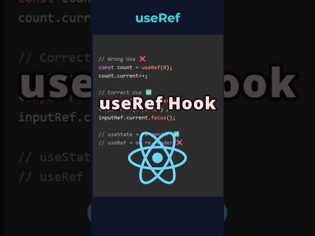 useRef Explained 😵 | React Hook
