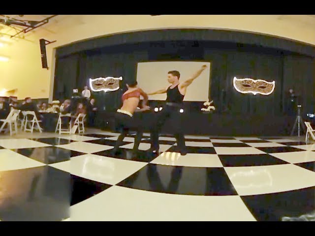 Tytus Bergstrom & LiWen Ang Cha Cha dance show - VR Virtual Reality