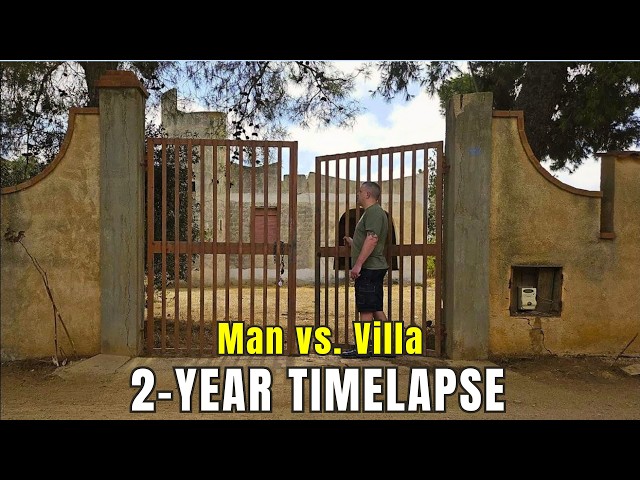 Man vs. Abandoned House: 2-Year Timelapse