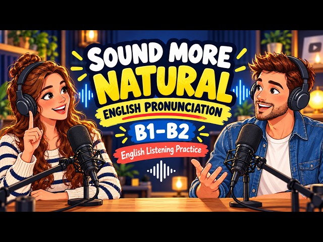 English Pronunciation — How to Sound More Natural | English Listening Practice (B1–B2)