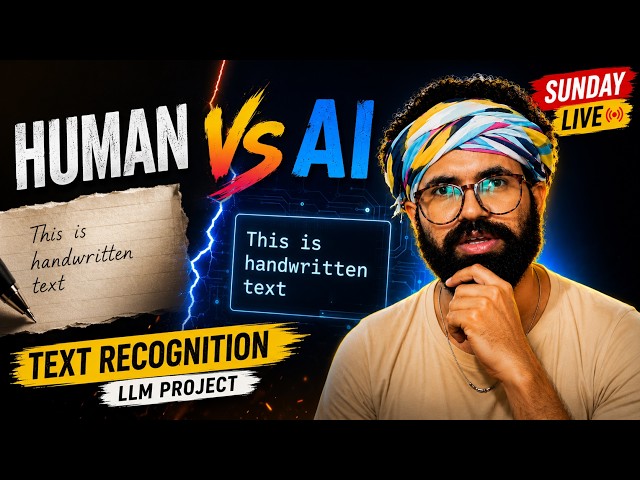 LLM Project - Human vs AI Text detection - Complete Project | Sunday LIVE