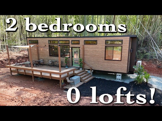 Tiny homes with NO LOFTS & NO STAIRS. Single floor layouts!