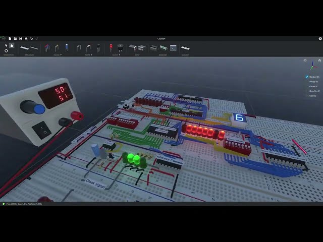 Hobby Project - Pure Binary Programming with Integrated Circuits in CRUMB Circuit Simulator