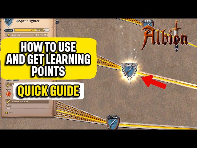 How to Use and Get Learning Points Albion Online Quick Guide