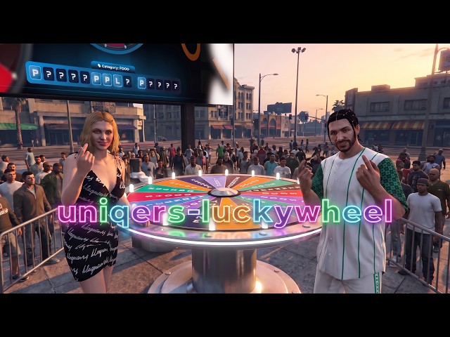 FiveM Wheel of Fortune Script — All ın One Pack! 🎡 (QBCore/ESX/QBox/Standalone) #fivem #fivemscript