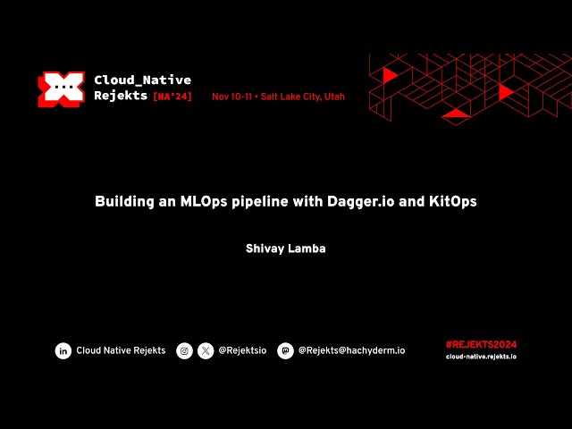 Building an MLOps pipeline with Dagger.io and KitOps