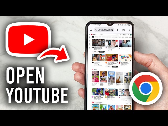 How To Open YouTube In Chrome On Android - Tutorial