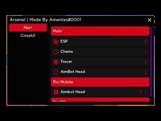 Roblox ARSENAL Script (Pastebin 2023) Amentes
