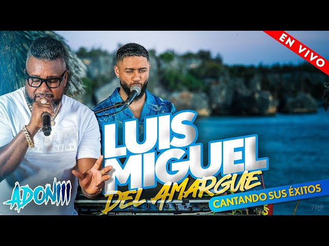 LUIS MIGUEL DEL AMARGUE 🎤 CANTANDO 15 DE SUS MEJORES EXITOS EN VIVO CON DJ ADONI