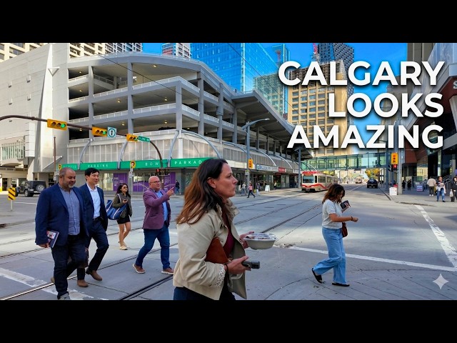 Calgary Looks Amazing in Summer 🇨🇦 | Downtown 4K Walk