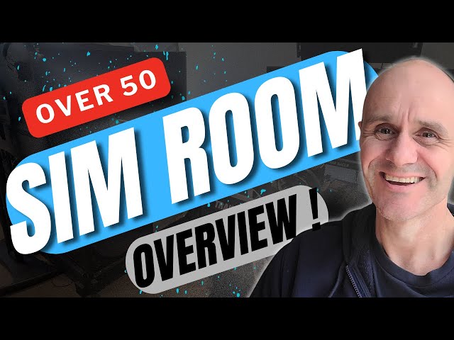 ⚡️Over-50 Sim Room Overview | Flight and Racing Setup⚡️