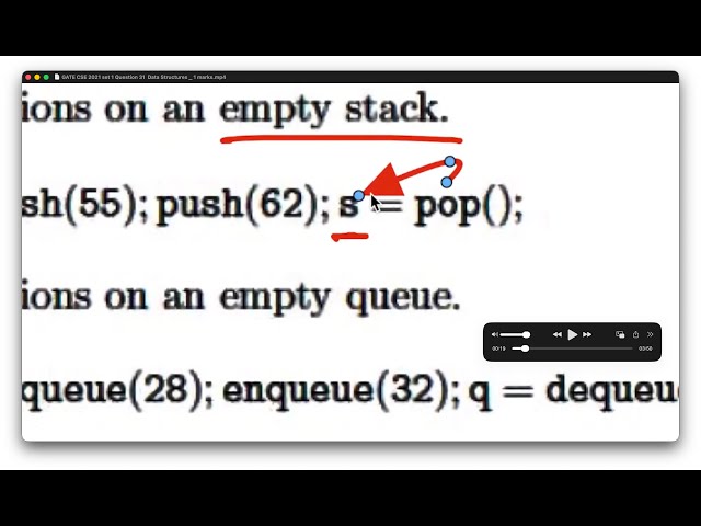 GATE CSE 2021 set 1 Question 31  Data Structures | 1 marks