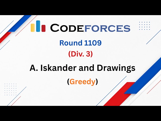 A. Iskander and Drawings | Codeforces Round 1109 (Div. 3)