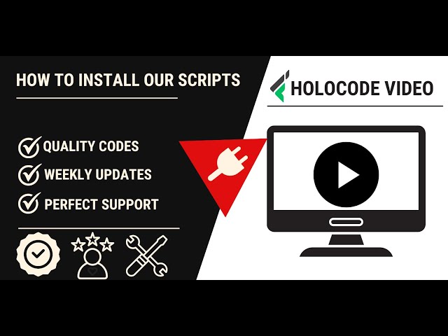 How to install our HoloCode PHP scripts - Step By Step