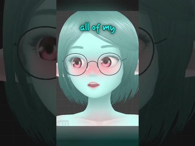 My vtuber model is based on my face