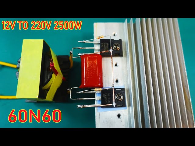 inverter 12v to 220v, 2500W, creative prodigy #182