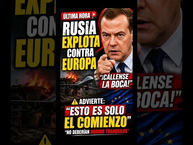 🚨 RUSSIA THREATENS EUROPE: “THIS IS JUST THE BEGINNING!” ⚠️