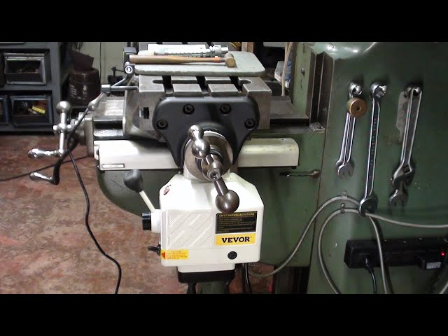 INSTALLING A  POWERFEED on the Bridgeport Mill #887 tubalcain