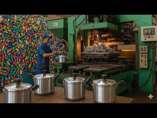 Unbleaveable Complete Manufacturing Process Of Pressure cooker From Recycling of Aluminium Canes