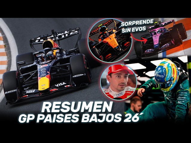 ¡¡MCLAREN CONTRAATACA!! FERRARI se DISPARA, HONDA SEÑALADA - RESUMEN GP PAISES BAJOS F1 2026