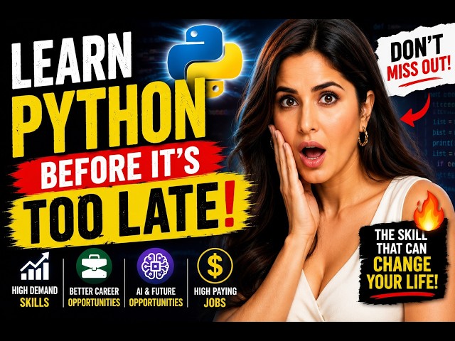 Learn Python Before It's Too Late