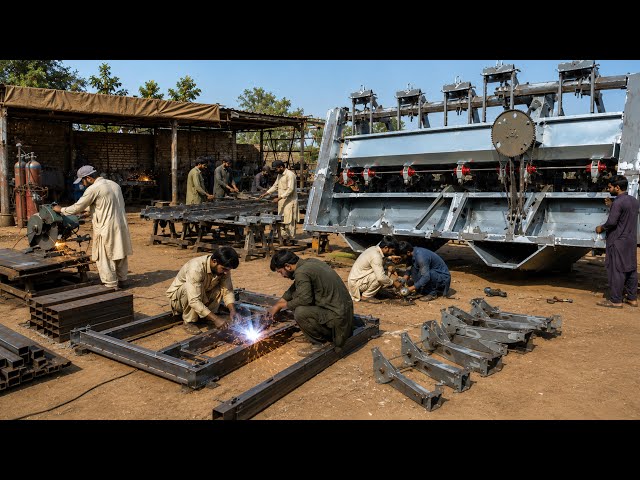 How a Multi-Row Seed Planter Is Made | Complete Manufacturing Process  in Factory 