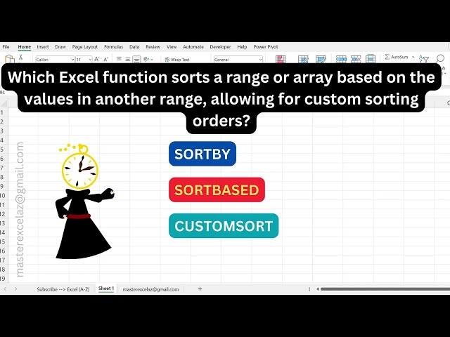 #446 - Excel formula question and answer