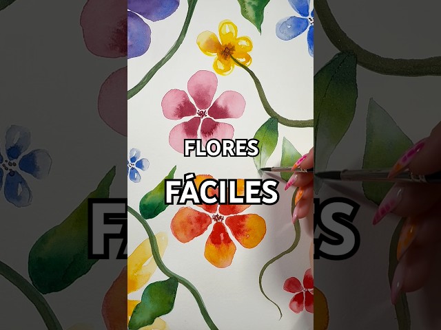 How to Draw FLOWERS🌸 in 1 MINUTE🔥🫵🏻 #drawing #tutorial