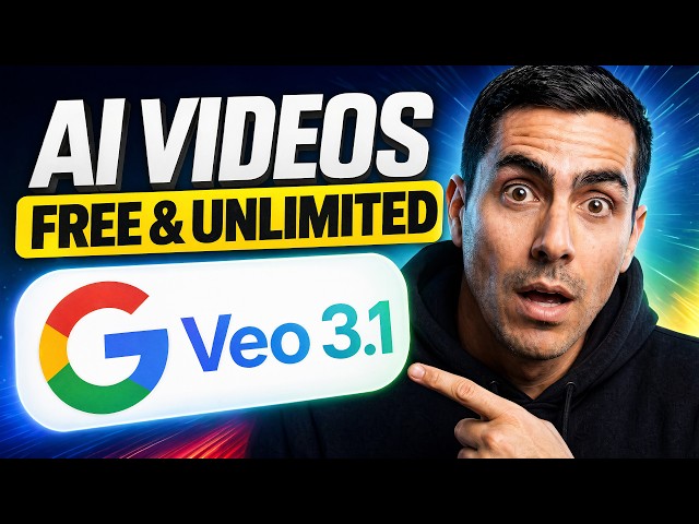 STOP Paying! Google VEO 3.1 Is FREE & UNLIMITED