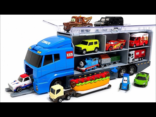 🚜 Learn Work Vehicles with Tomica Mini Cars! 🚒 | Construction Trucks & Driving Challenge