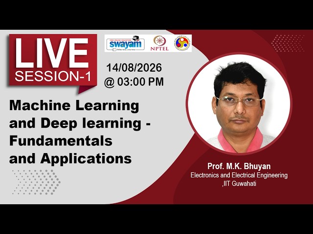 Machine Learning and Deep learning - Fundamentals and Applications